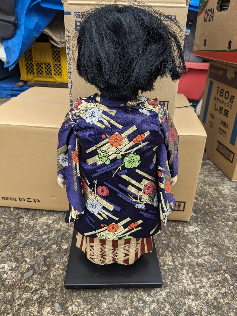 市松人形 日本人形 男の子 アンティーク 着物 時代 昭和レトロ 置物 高