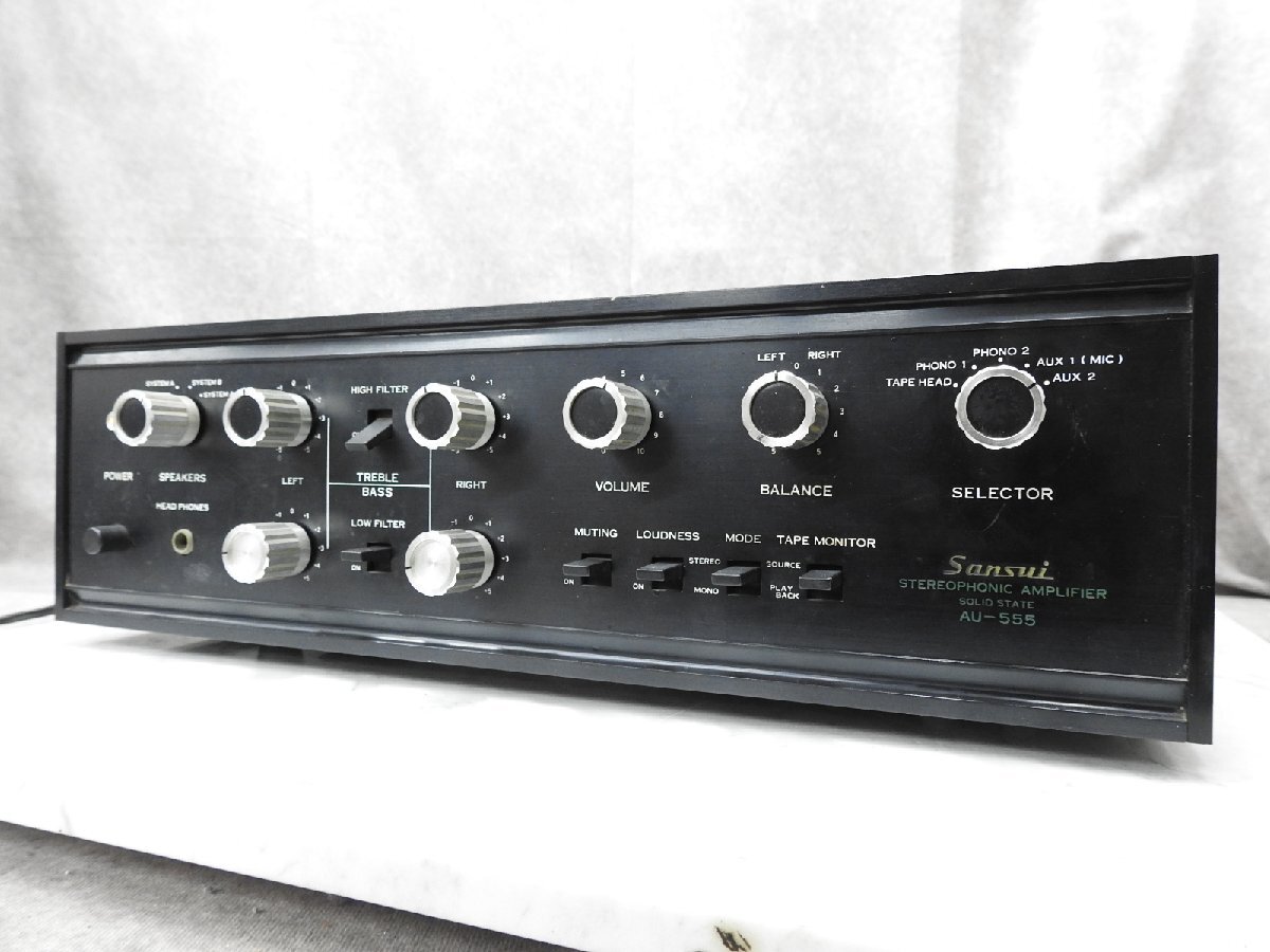SANSUI◇サンスイ プリメインアンプ◇◇ AU-α555VS ◇◇ジャンク