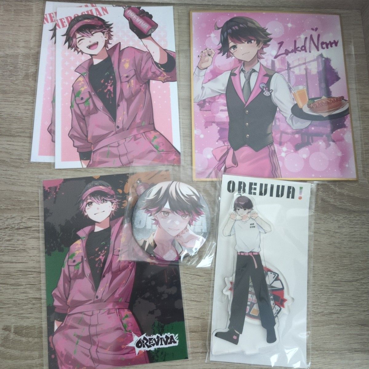 値下げ相談可能】オンエア！ 鳥羽霞 缶バッジ ブロマイド しおり