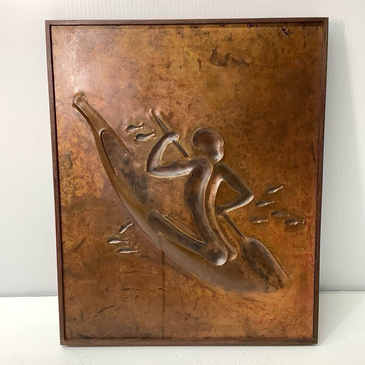 巨匠 奥村信之 ブロンズレリーフ ローマ 1992年 射手座 西洋彫刻 真作