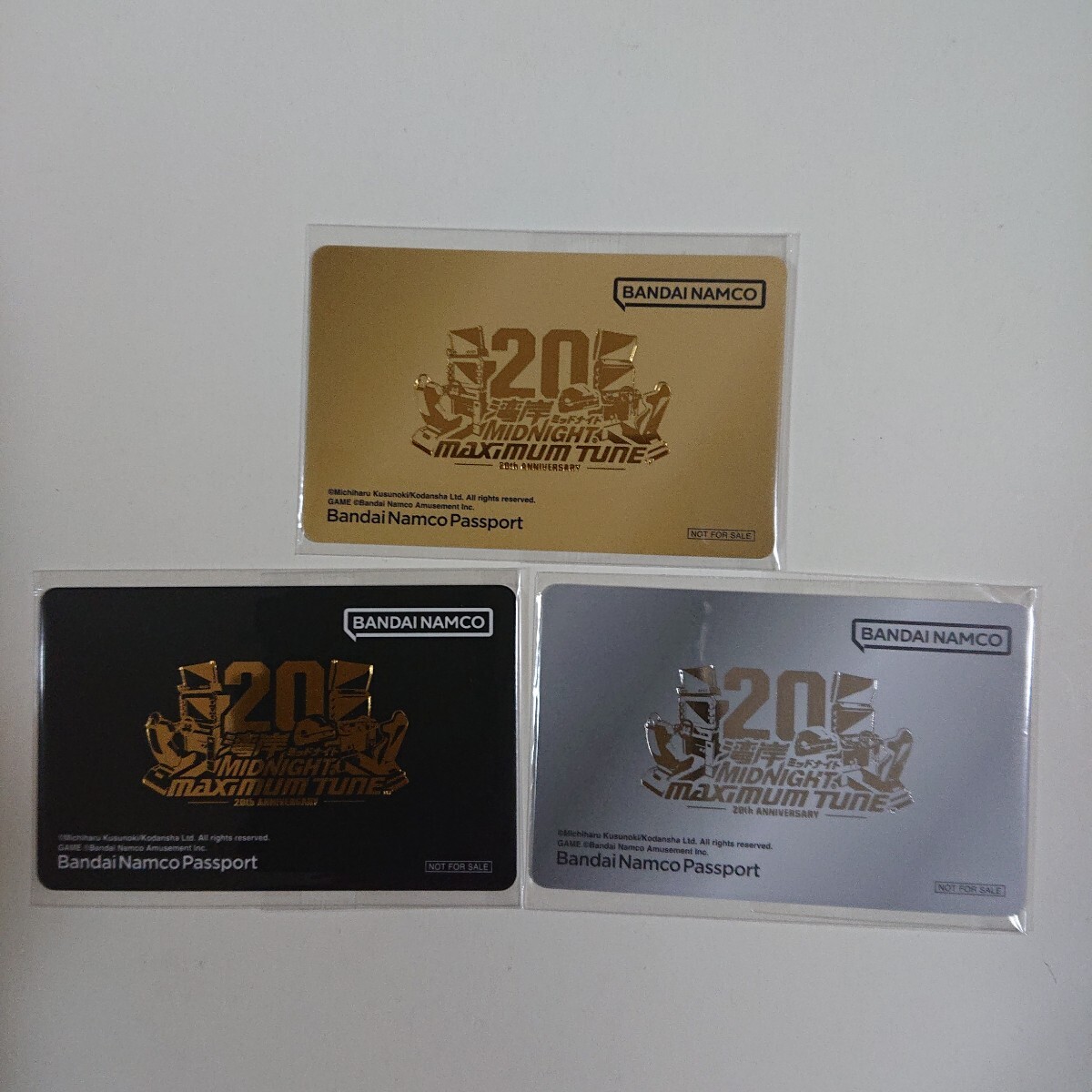 湾岸ミッドナイト 20周年記念 プレイキャンペーン バナパスポート 3種