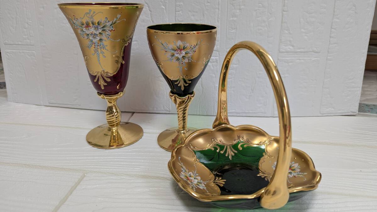 ベネチアングラス MURANO 干支 3体セット ベネチアングラス MURANO