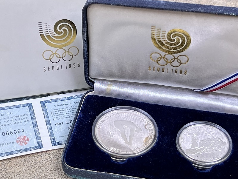 1988年ソウルオリンピック記念銀貨セット 1988年ソウルオリンピック