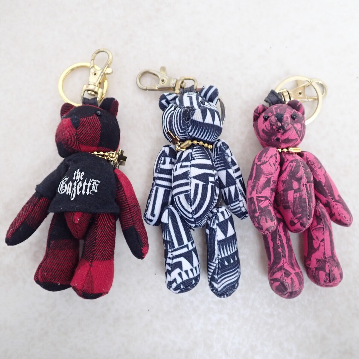 the GazettE NINTHツアー ベア キーリングボックスセット the GazettE