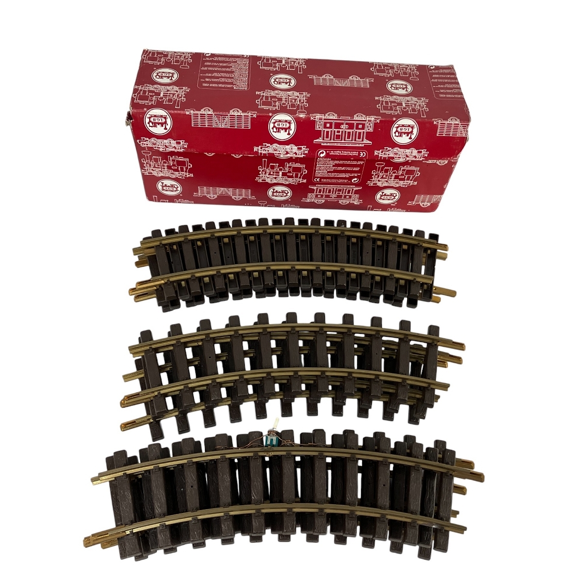 美品】LGB LEHMANN ポイントレール 西ドイツ製 中古 Gゲージ 分岐 線路 右