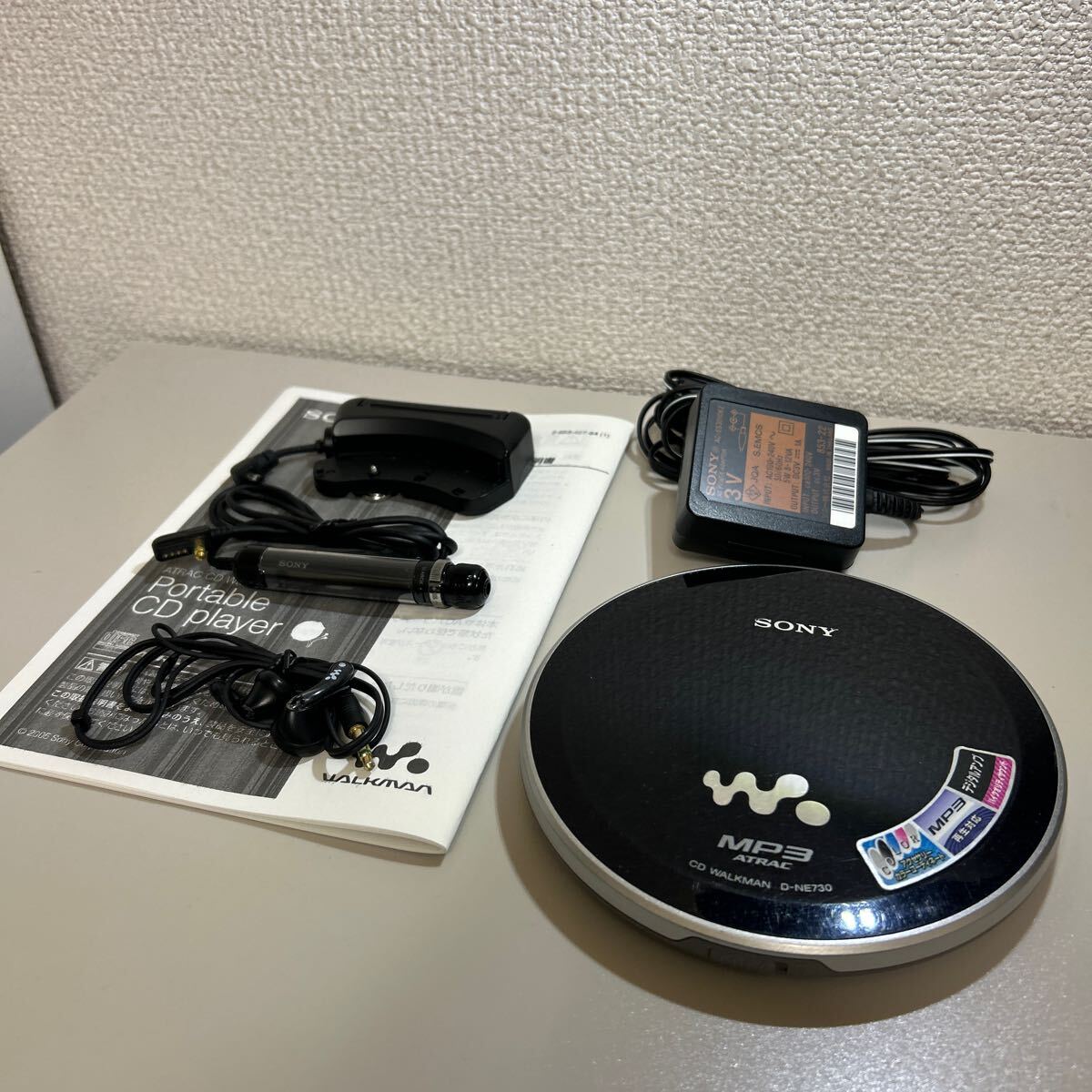 SONY CD WALKMAN D-NE730 動作確認済み SONY CDウォークマン D-NE730