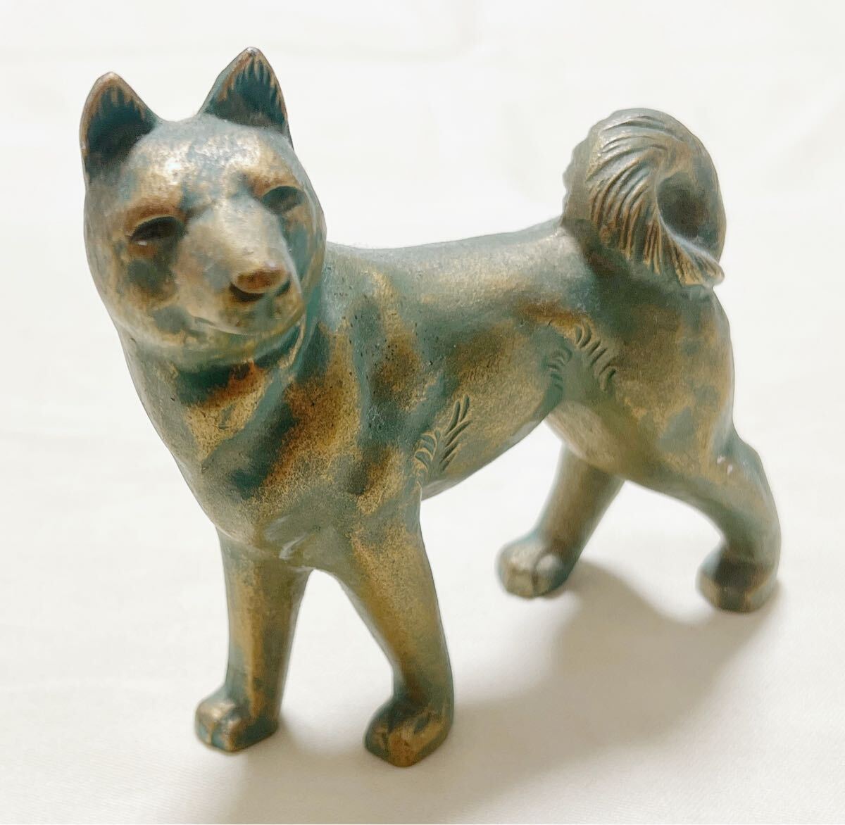 Yahoo!オークション -「犬置物銅製」の落札相場・落札価格