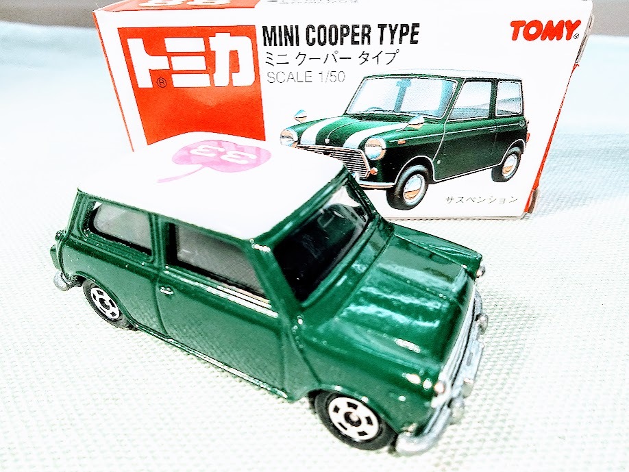 トミカ ミニクーパー 特注84 ホワイト/グリーン 日本製 トミカ ミニ