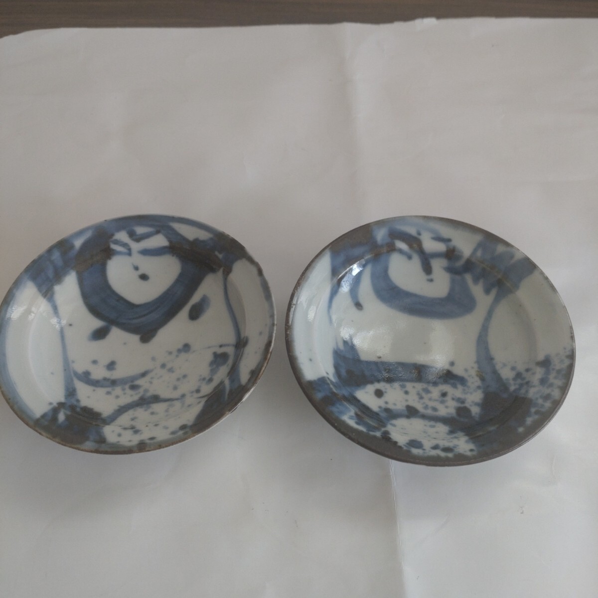 B68s 佐藤勝彦作 染付人物香炉 かつひこ 画家書家陶芸家 B68s 佐藤勝彦