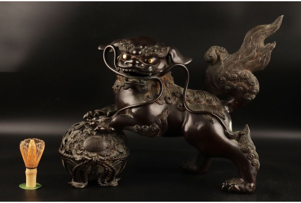 骨董品 獅子 Yahoo!オークション -「玉獅子」(工芸品) の落札相場