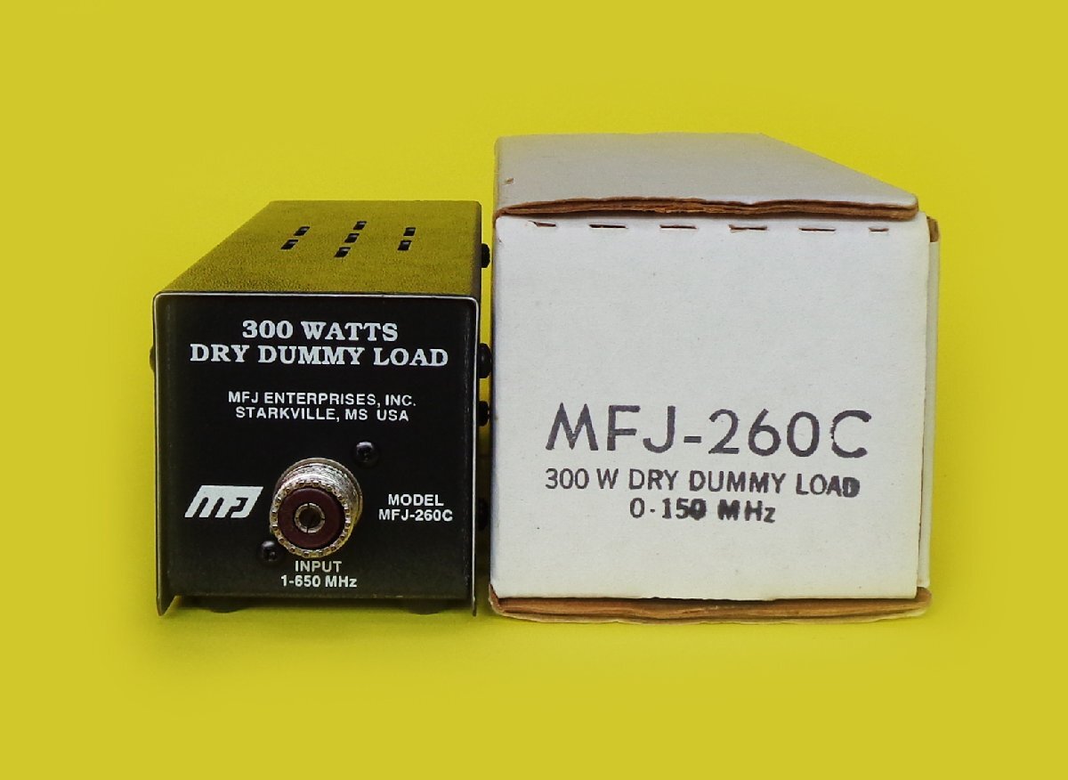 ☆新品同様 MFJ-260C ダミーロード 300W 650MHz Dummy Load 極上美品☆