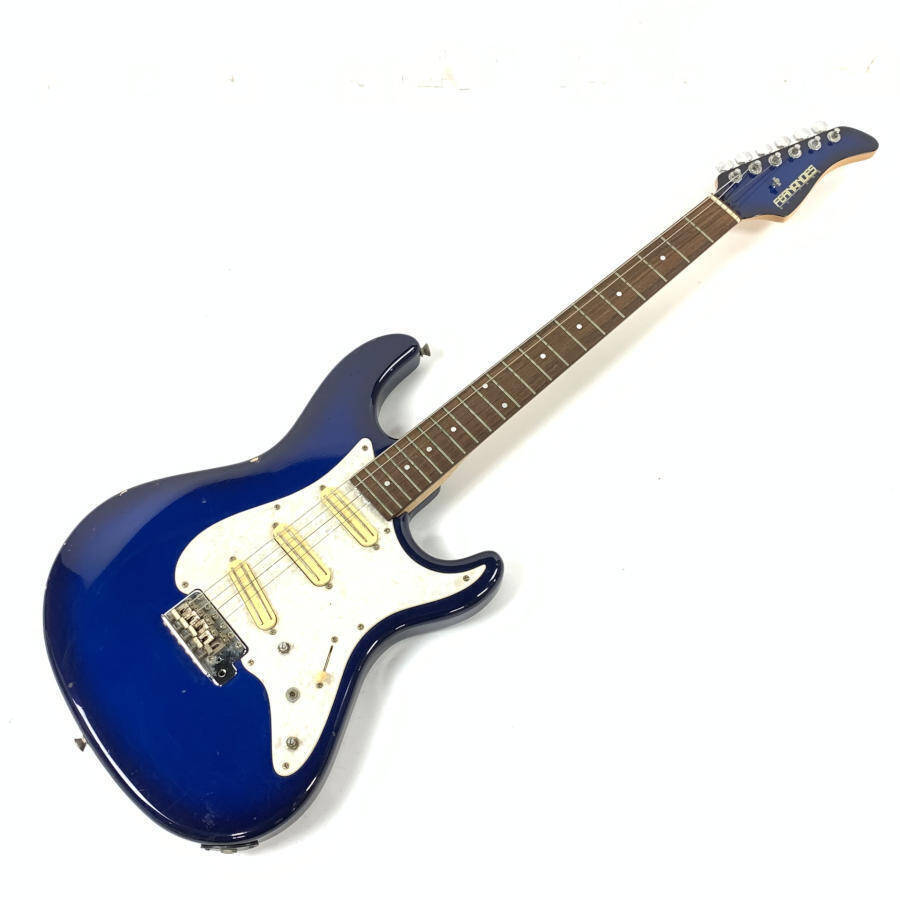 FERNANDES エレキギター 青 24フレット ハードケース付き FERNANDES
