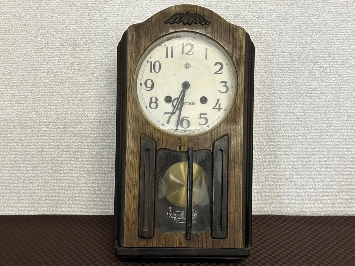 AICHI TOKEI 掛け時計稼働品 愛知時計 21DAYゼンマイ式掛時計 | 八ヶ岳