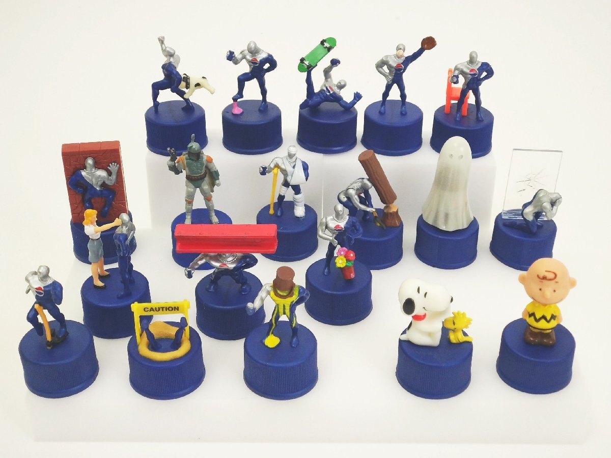 ペプシマン ボトルキャップ 全75種 シークレット付 フルコンプ ペプシ