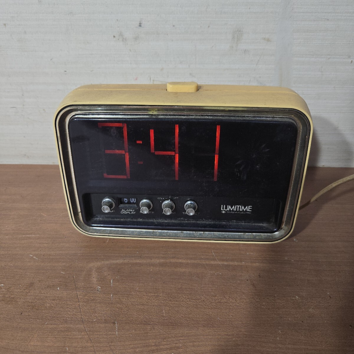 田村電気 LUMITIMEルミタイム 光デジタル時計/ヴィンテージスペース