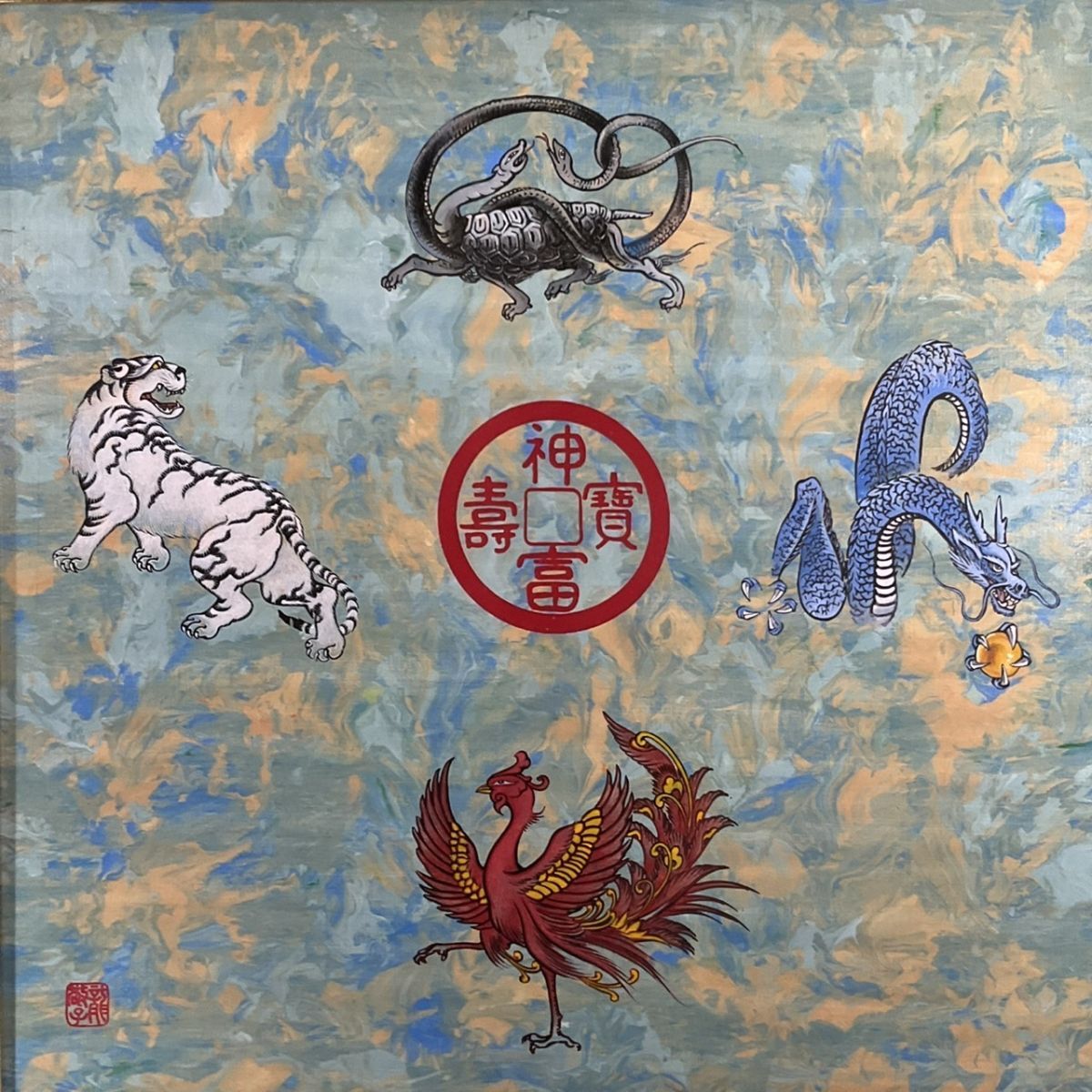 恋愛運アップ！龍敬子 Keiko Ryu／元値100万円！スピリチュアルアート