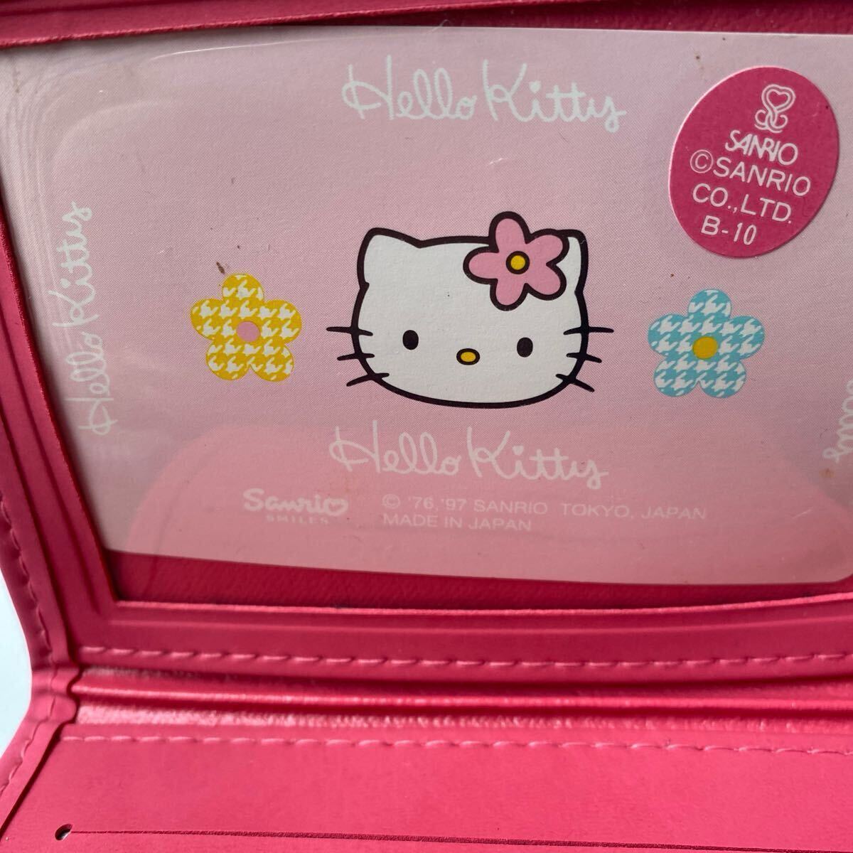希少 未使用 レア レトロ サンリオ ハローキティ パスケース 花