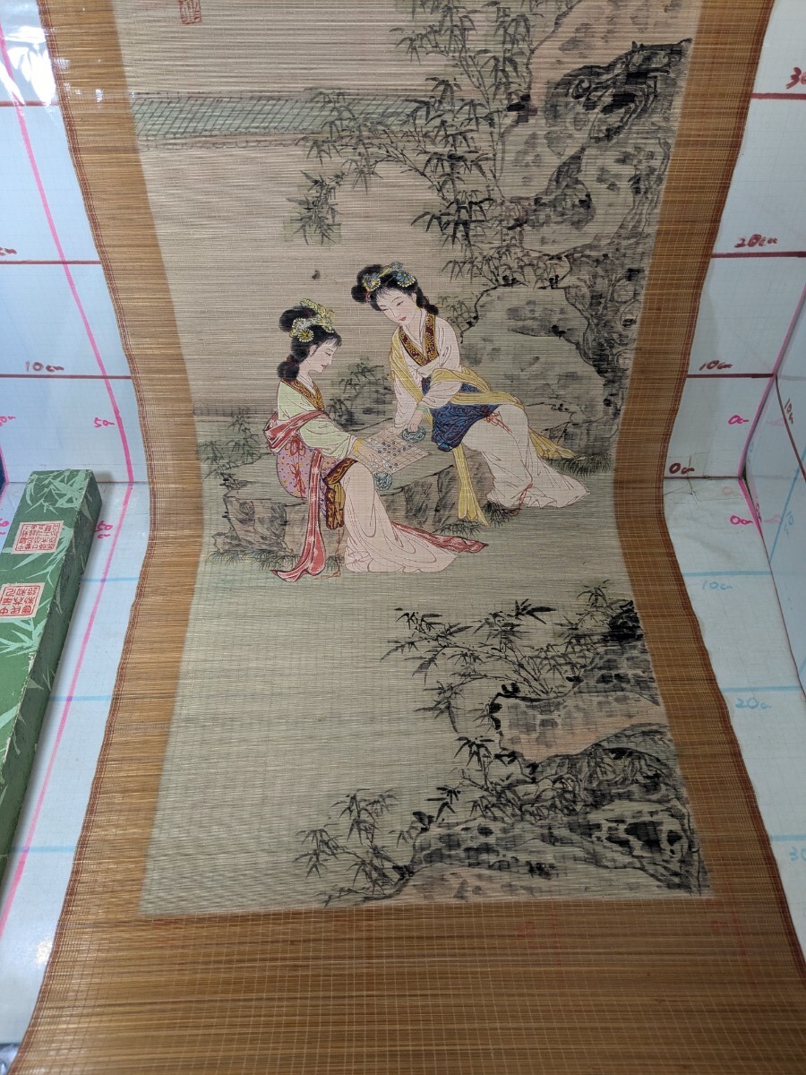 Yahoo!オークション -「すだれ 竹」(美術品) の落札相場・落札価格