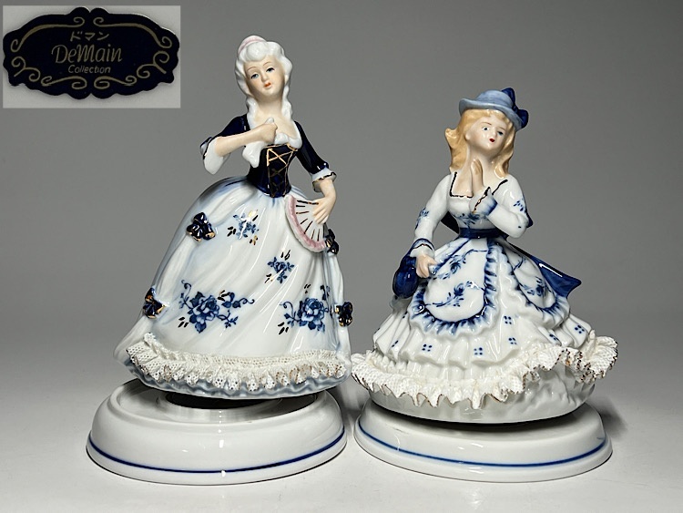 イタリア demain ドマン 置物 ヴィンテージ 人形 アンティーク