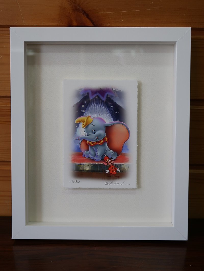 真作□ラッセン ディズニー 版画 スティッチ□絵画 アールビバン