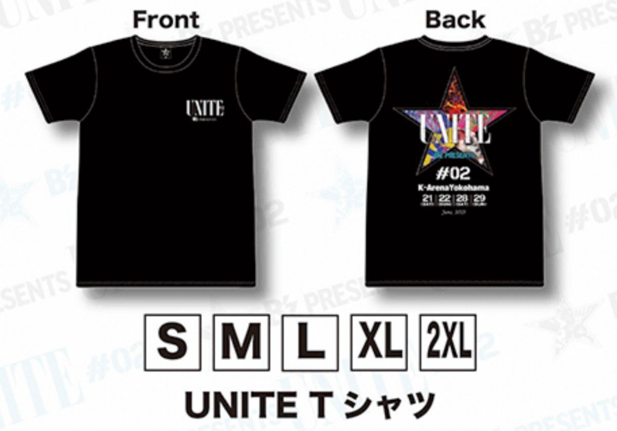 B'z UNITE ＃02 マンウィズ コラボTシャツ Lサイズ B'z UNITE #02 コラボT