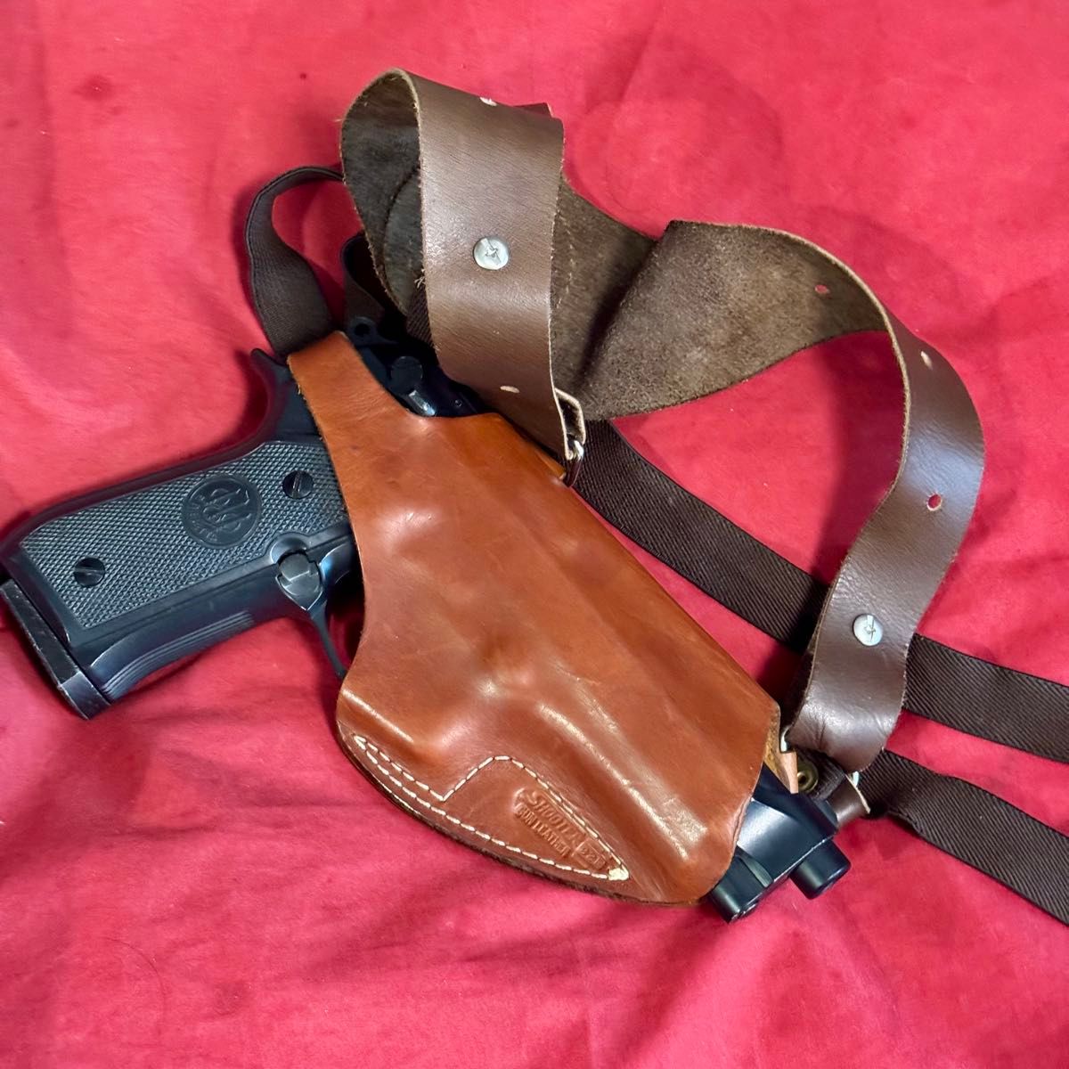 期間限定価格 整備済 革製ショルダーホルスター リボルバー用｜Yahoo