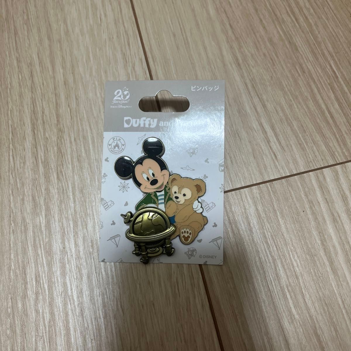 東京ディズニーシー ダッフィー ワンダフルヴォヤッジ ピンバッジ