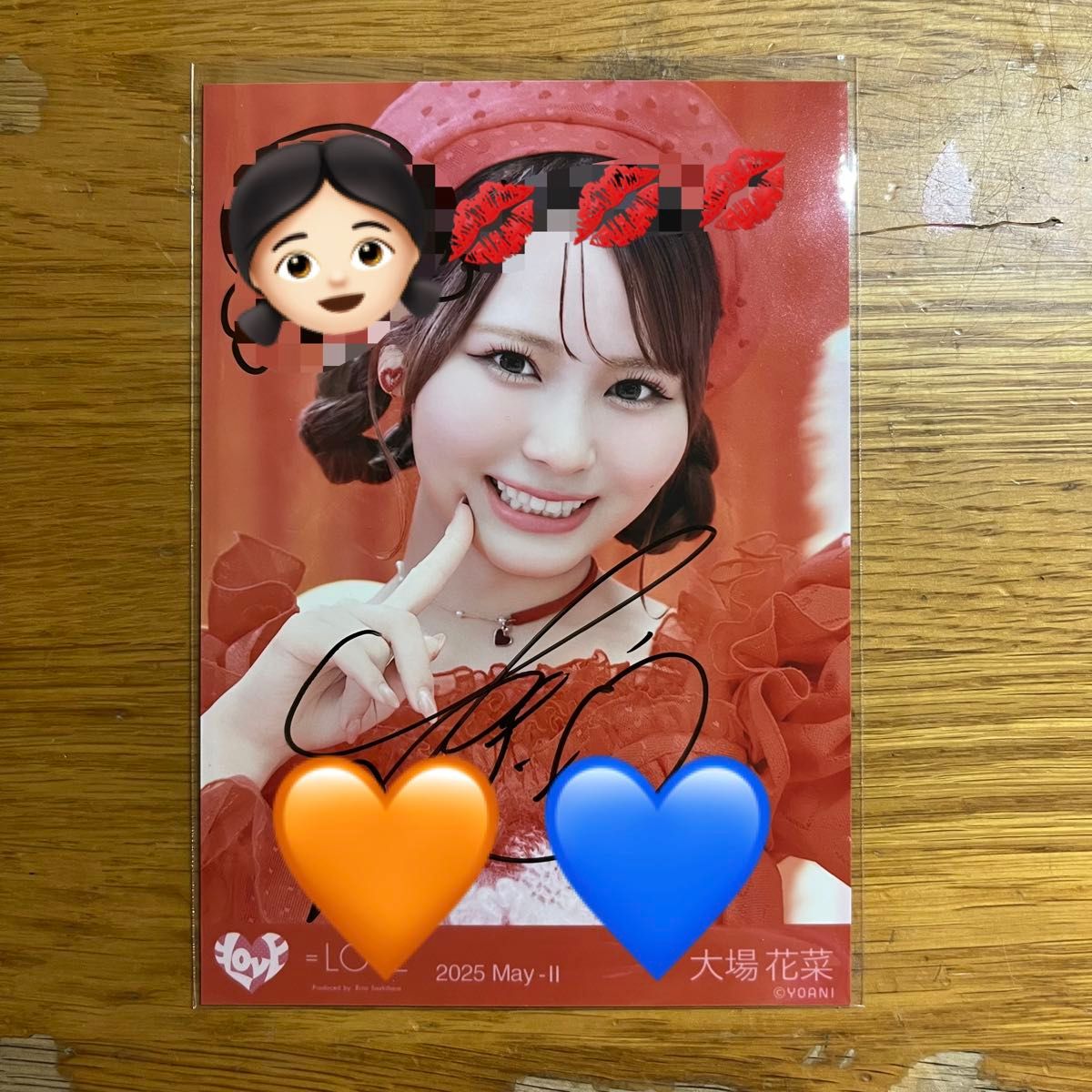 イコラブ 大場花菜 直筆 コメあり 海とレモンティー② イコラブ 大場