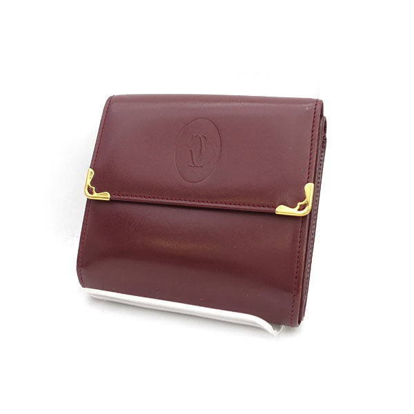 Cartier カルティエ レザー ポーチ 未使用品 ギャランティカード付き