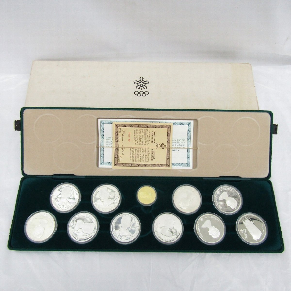 1998年 カナダ カルガリーオリンピック 記念銀貨 20ドル銀貨 2枚セット