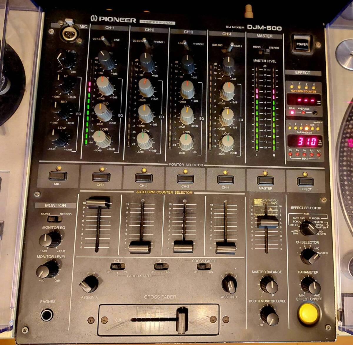 人気】Pioneer パイオニア DJM-500 DJミキサー メンテナンス品 名機