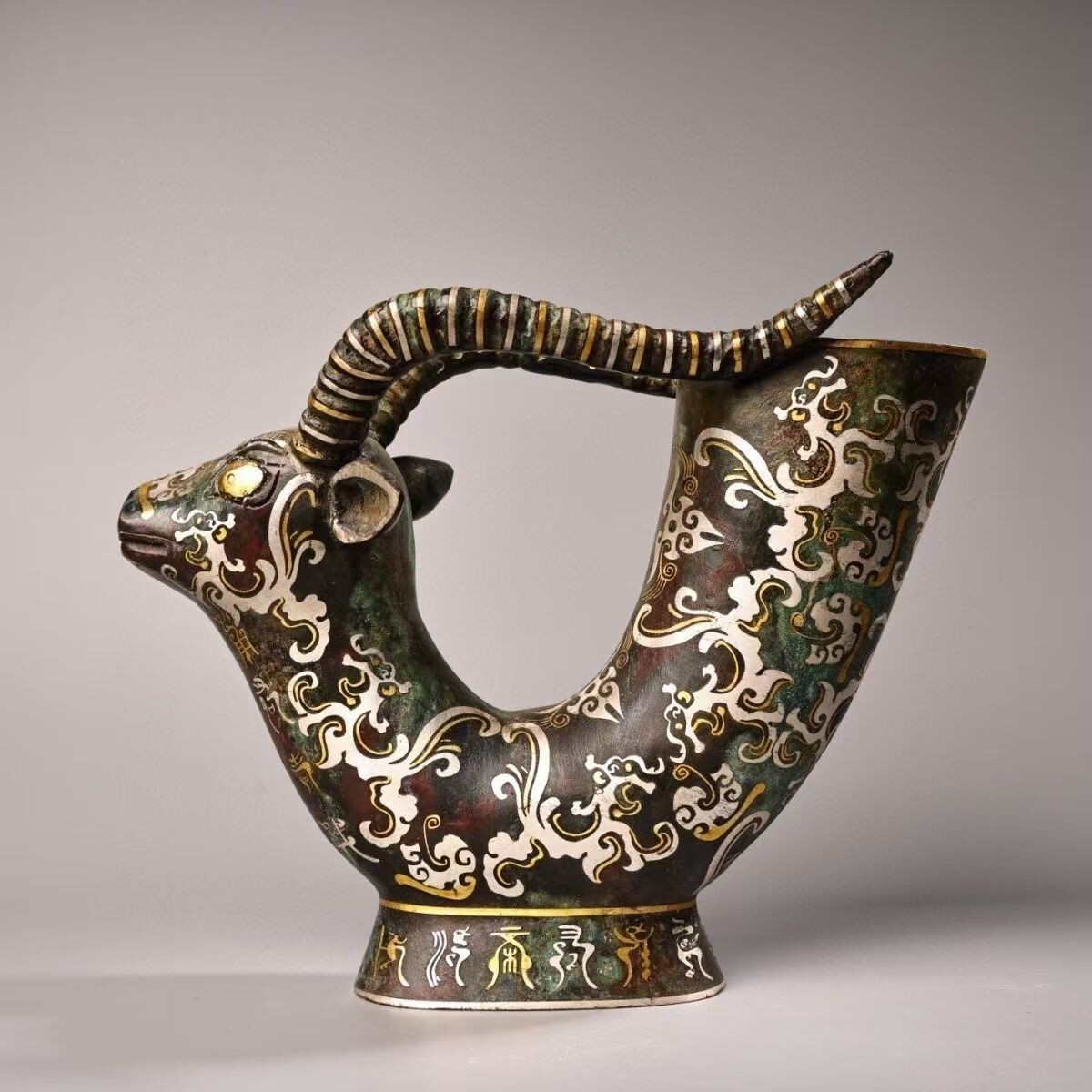 中国古玩 唐物 青銅器 重さ3.1kg 旧家蔵出 A858