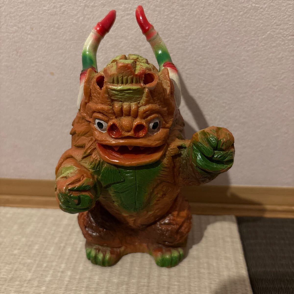 当時物 マルサン 怪獣 ミクラス ソフビ マルサン ミクラス星人 ソフビ