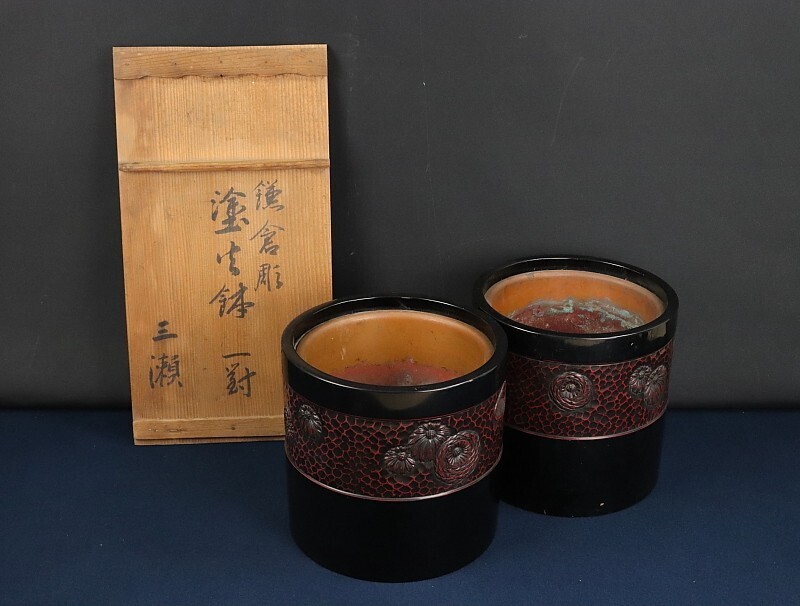 Yahoo!オークション -「鎌倉彫 火鉢」(工芸品) の落札相場・落札価格