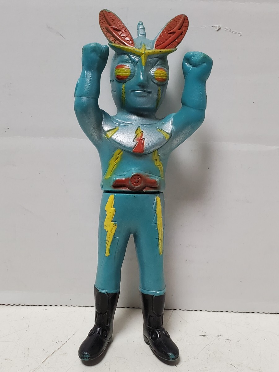 当時物希少 イナズマン ソフビ ブルマァク Yahoo!オークション