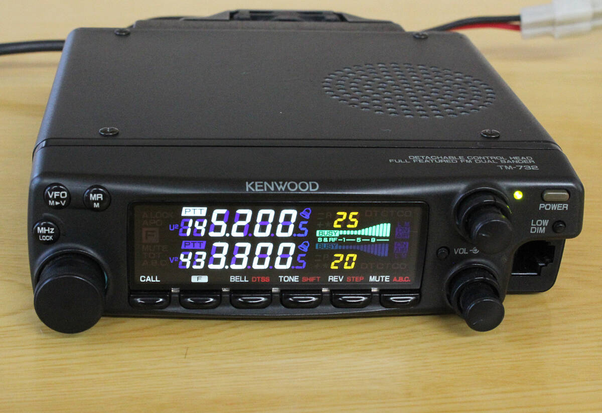 KENWOOD TM-732S （ジャンク）セパレートキット付き KENWOOD TM-732S