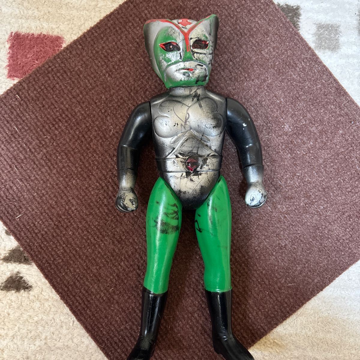 超人バロム1 ワン ポリ ソフビ 当時物 無版権 パチ 人形 駄菓子屋/昭和