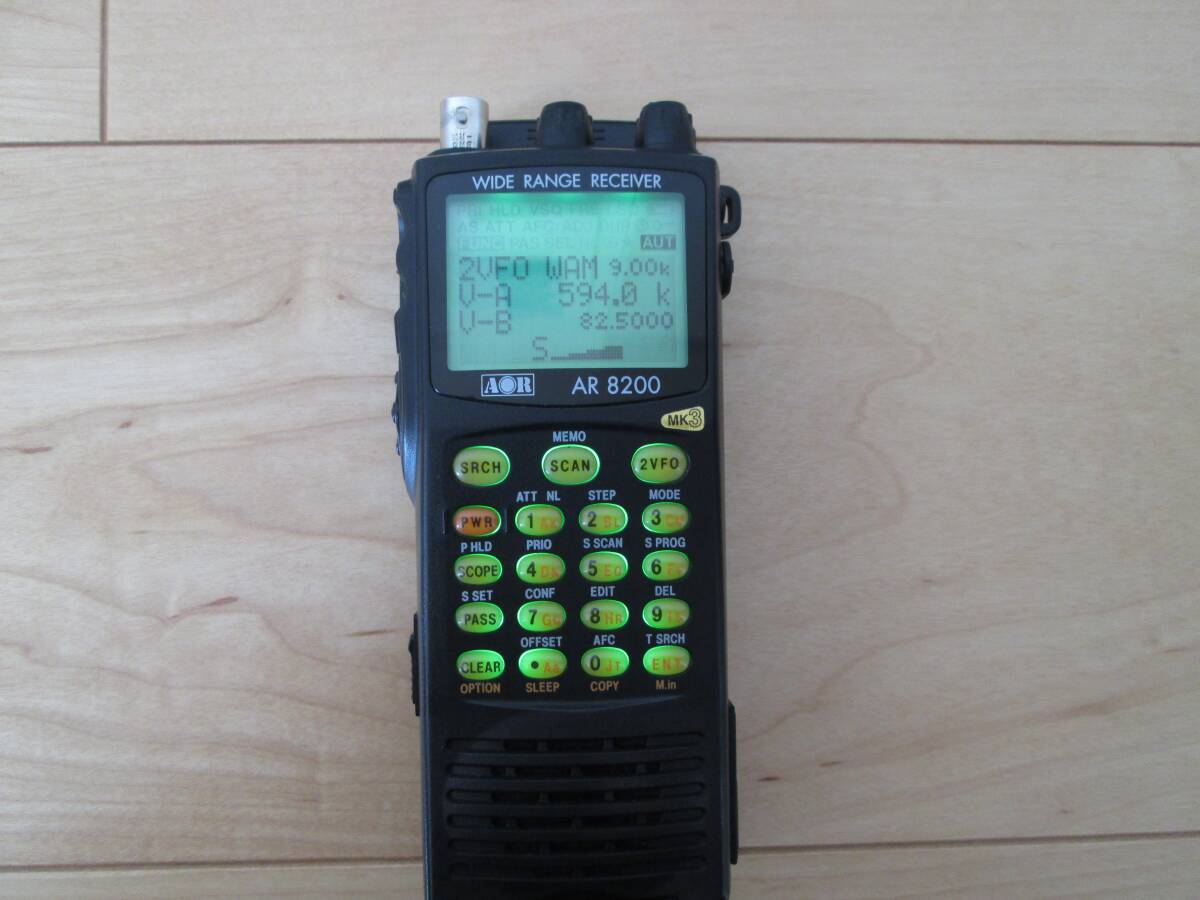 AOR 広帯域受信機 AR8200MARK3 Yahoo!オークション -「ar8200」(受信機