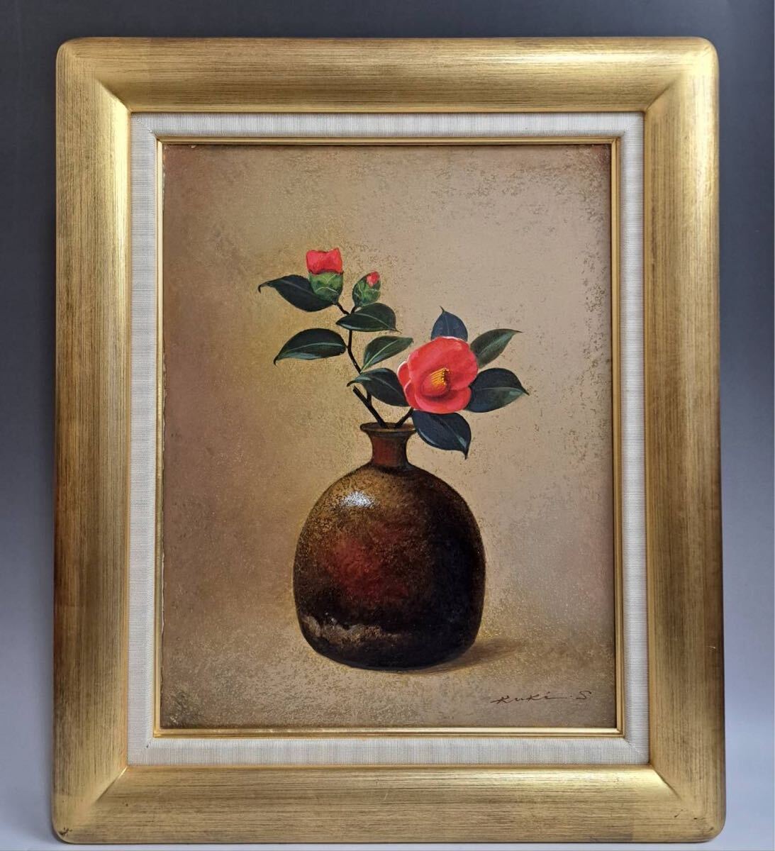 今人気の九鬼三郎の作品です写真18枚ですF10号です 今人気の九鬼