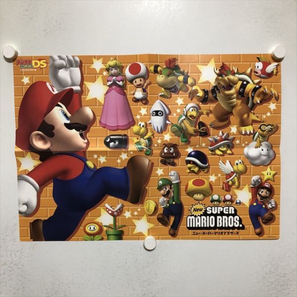 非売品】任天堂 等身大 スーパーマリオ ポスター マリオブラザーズ