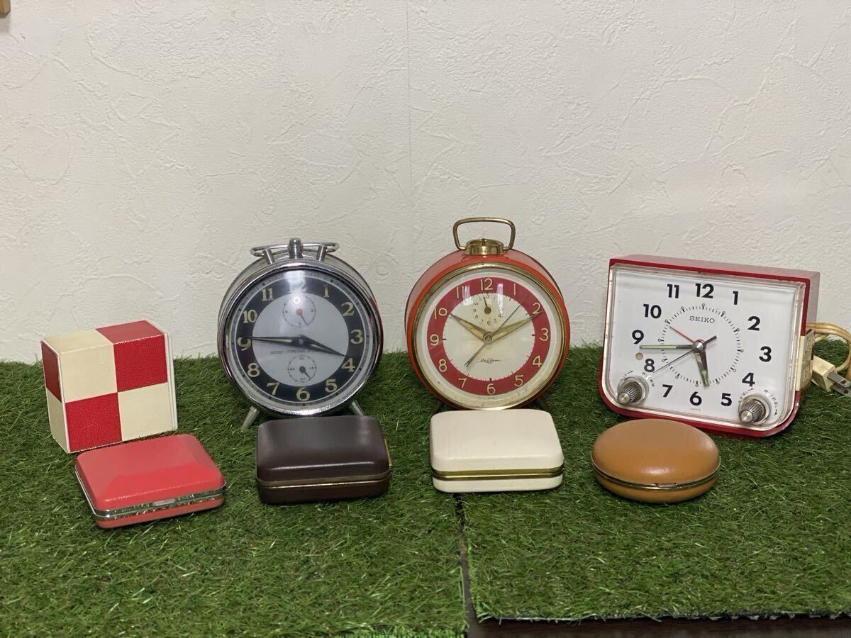 昭和レトロ 信玄くん 将軍 おしゃべり 目覚まし時計 シチズン 置き時計