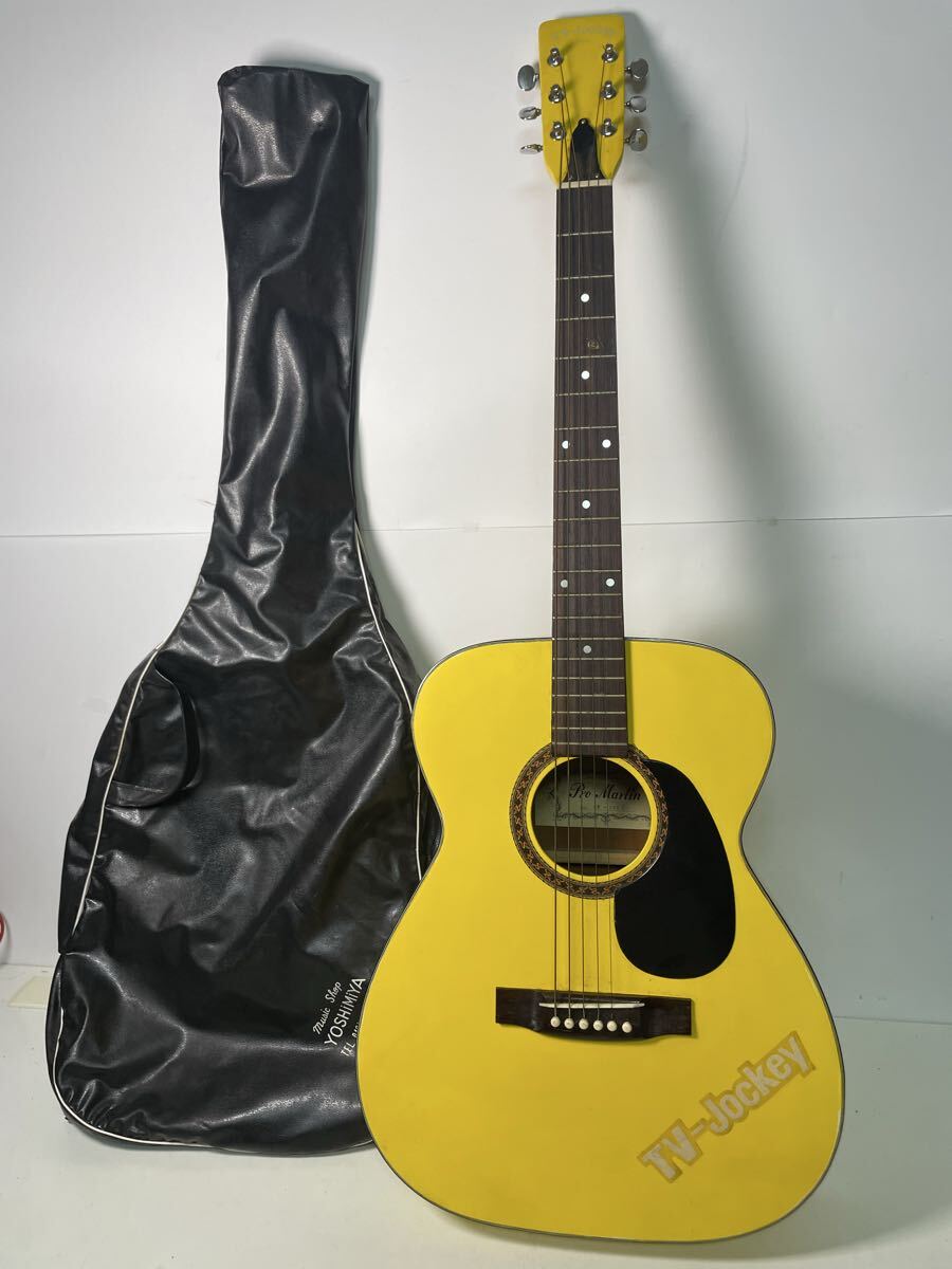 イエロー アコースティックギター TV-Jockey イエロー