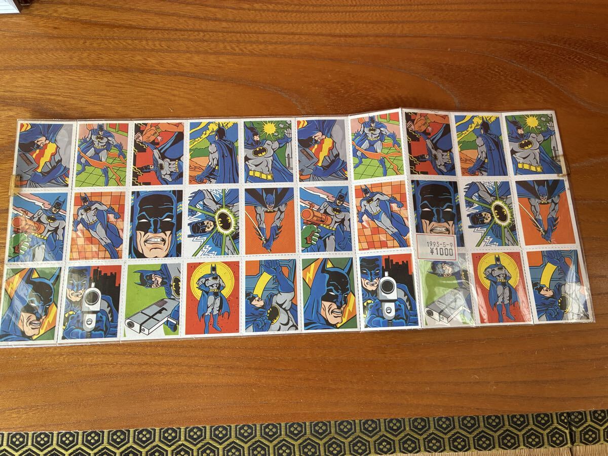 米国ヒーローバットマン・スパイダーマンめんこセット レトロ めんこ