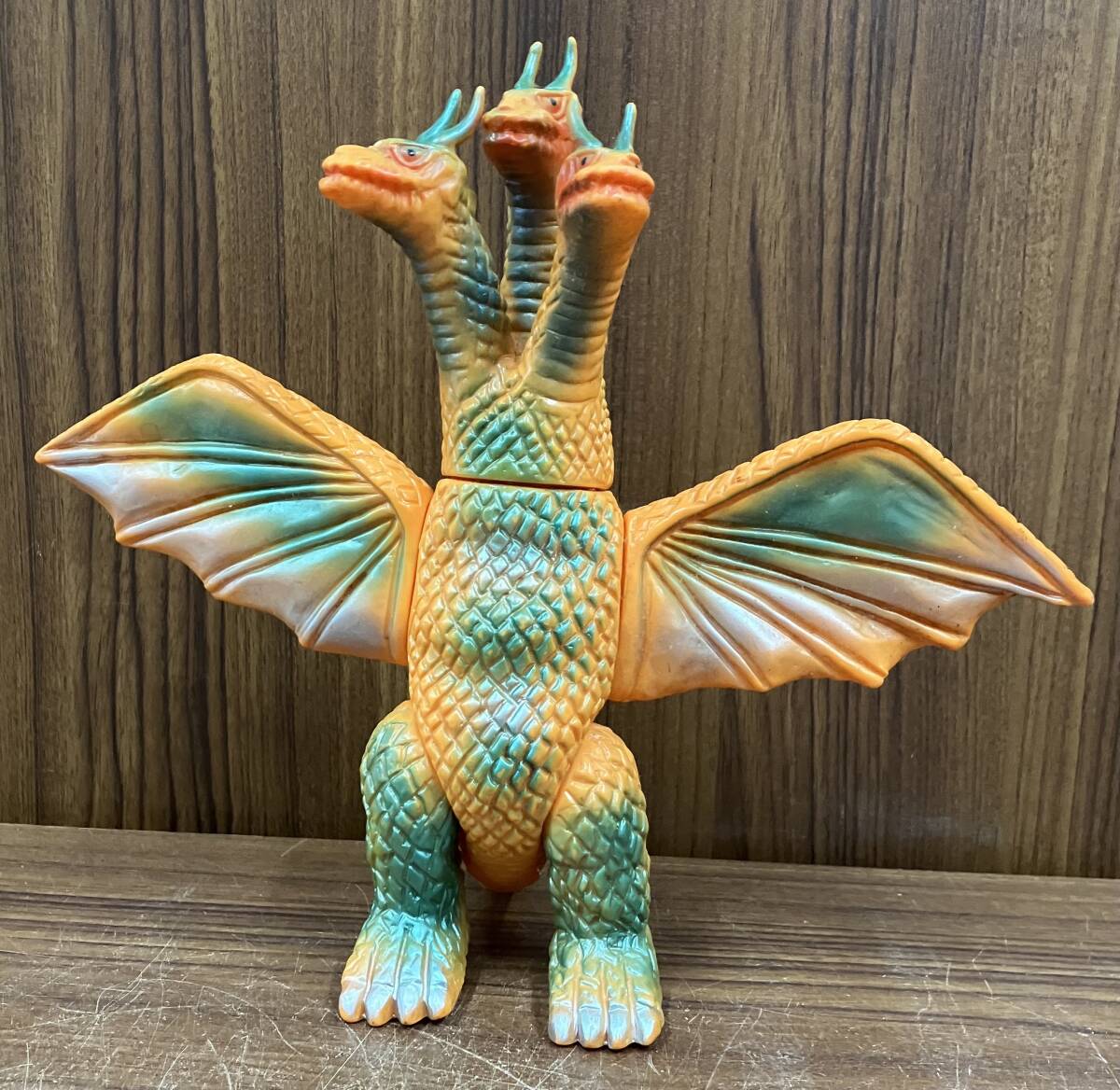 ブルマァク キングギドラ 当時物 ソフビ スタンダードサイズ ゴジラ