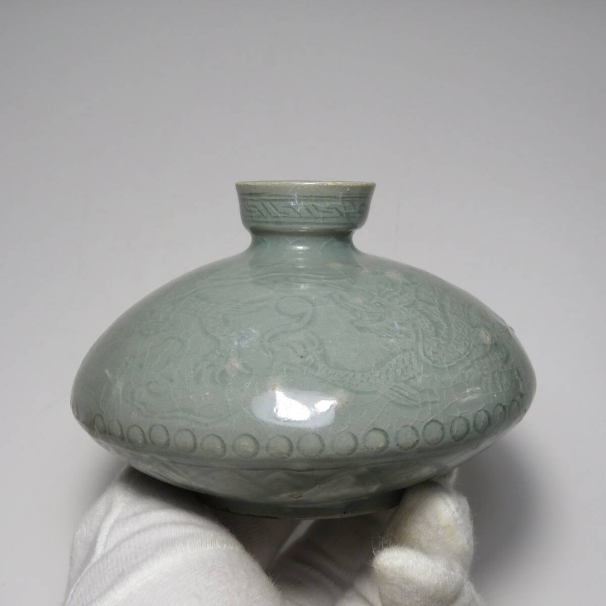 Yahoo!オークション -「高麗青磁 油壺」(中国、朝鮮半島) (陶芸)の落札