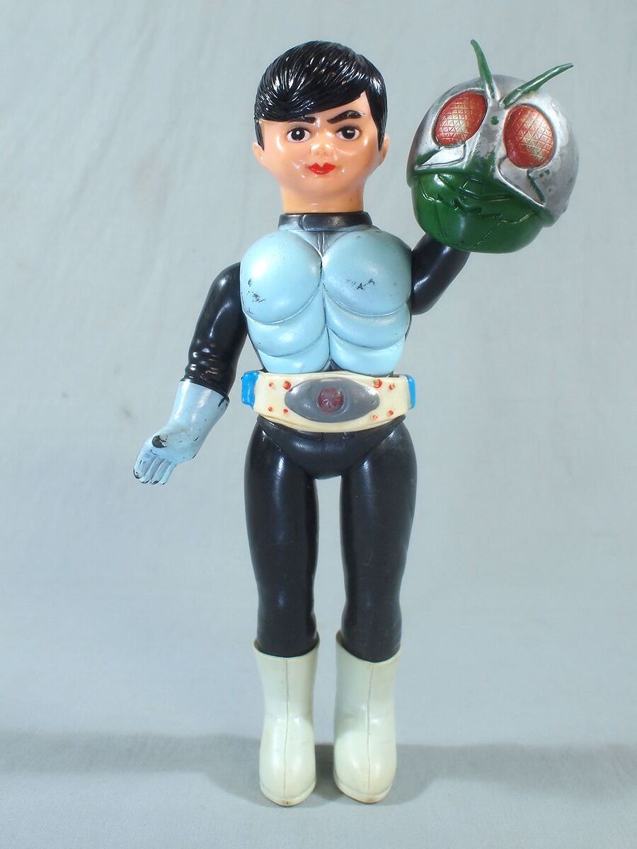 仮面ライダー☆ソフビ 当時物☆ミドルサイズ 旧バンダイ 美品！ 2025年