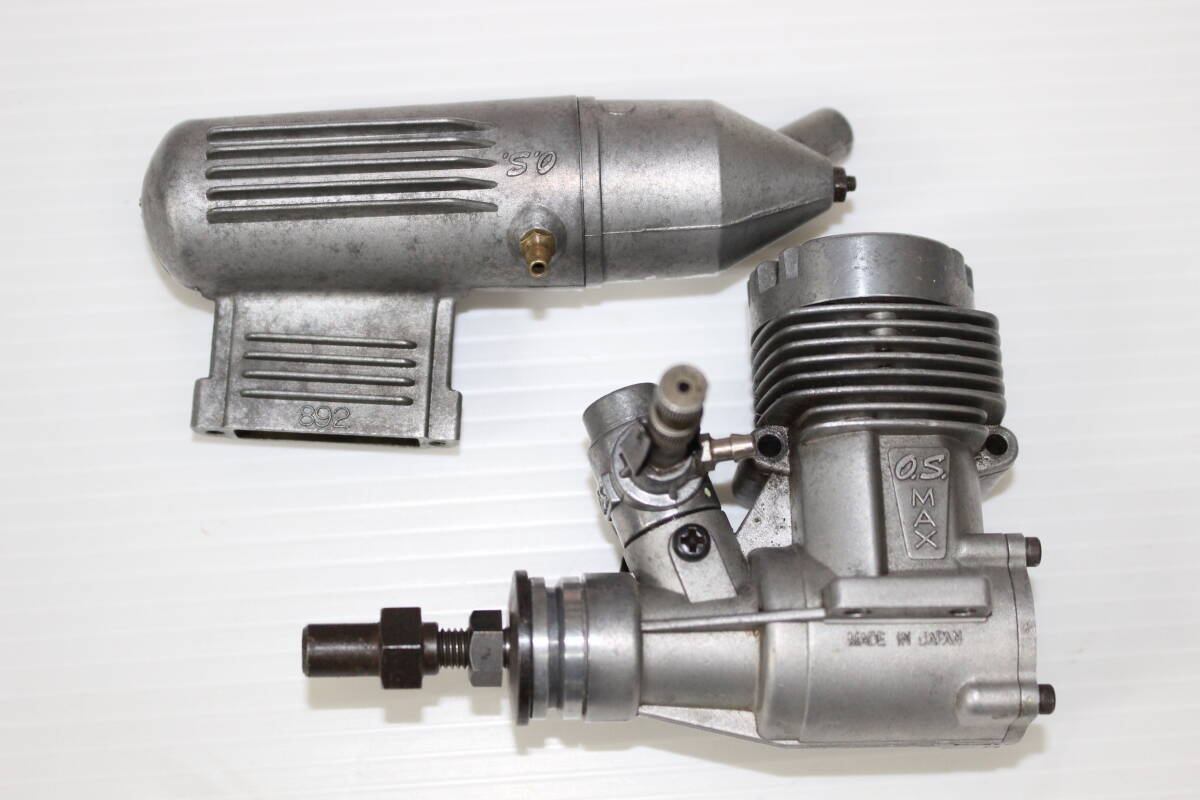 O.S. MAX 45ーFSR(CL用)中古品・(純正╋特製)マフラー付き 2026年