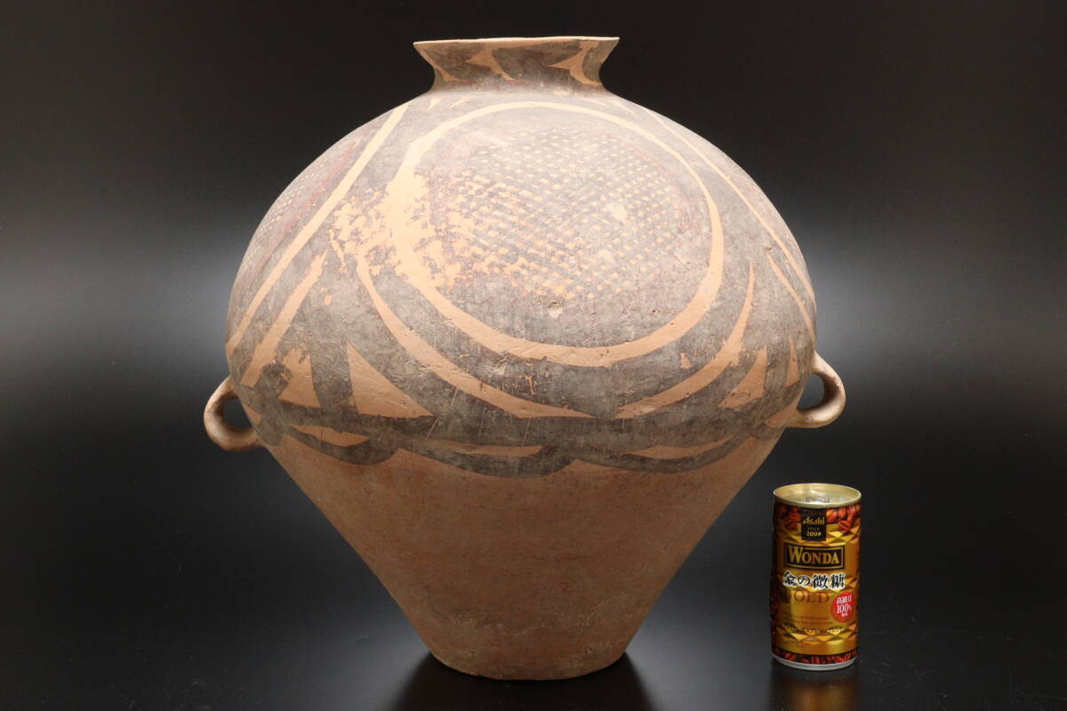 タイ古陶磁 バンチェン土器 アンダーソン土器 彩文土器 双耳壷 C 8327 タイ