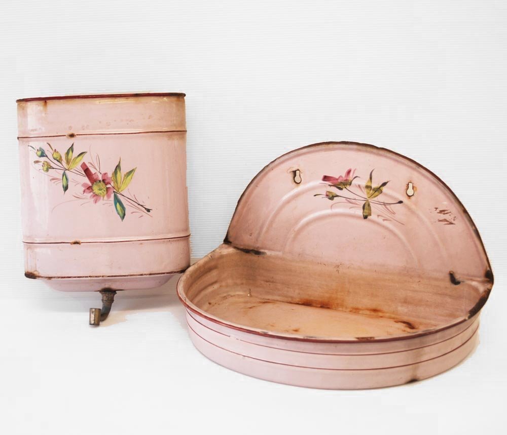 Yahoo!オークション -「アンティーク ホーロー ピンク」の落札相場