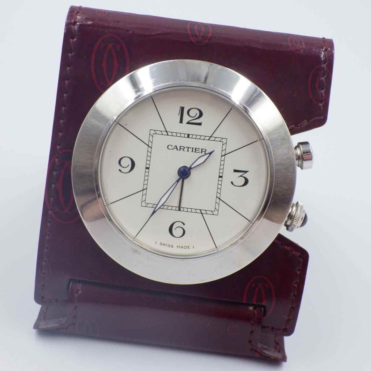 カルティエ トラベルクロック サントス 置時計 ジャンク Cartier
